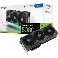 PNY Technologies PNY GeForce RTX 5080 OC - Grafikkort - GeForce RTX 5080 - 16 GB GDDR7 - PCIe 5.0 x16 - 3 x DisplayPort, HDMI