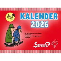 Forlaget Alvilda Storm P. - Kalender 2026 - 365 fluer | Storm P.