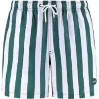 Shiwi Badeshorts mørkegrøn / hvid