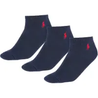 Ralph Lauren Sokker 'Ghost Ped' marin / mørkerød