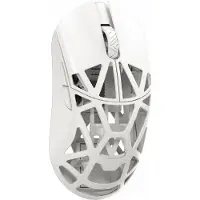 WLMouse Beast X Pro (Solid Side + Omron) / Wireless 8K / Magnesium - Gaming Mus - Optisk - 5 knapper - Hvid