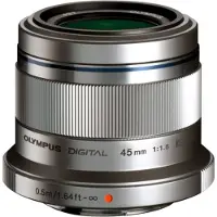 Olympus M.Zuiko Digital - Telefoto objektiv - 45 mm - f/1.8 - Micro Four Thirds - for OM-D E-M10 PEN E-P1, E-P2, E-P3, E-PL1, E-PL10, E-PL2, E-PL3, E-PL5, E-PM1, E-PM2