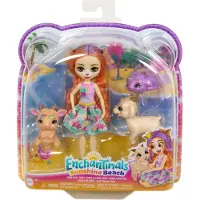 Enchantimals Gedefamilie Med Kæledyr Dukke