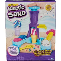 Kinetic Sand Sandsæt - Soft Serve Station - 396 g - - OneSize - Kinetisk sand