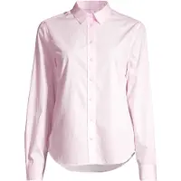 Gant Ganttil kvinder. 4300348 Regular Fit-skjorte i pink poplin (36), Casual, Bomuld, Lange ærmer