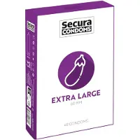 Secura Extra Large 48 pcs condoms