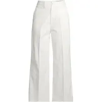 Ralph Lauren Polo Ralph Laurentil kvinder. 211873988002 Chino-bukser med brede ben, hvide (40), Casual, Bomuld