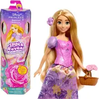 Disney Princess Dukke - Spin & Reveal - Rapunzel - - OneSize - Dukke
