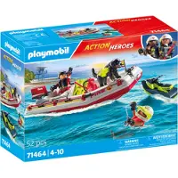 Playmobil Action - Brandbåd med vandscooter