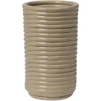 Ferm Living Corduroy vase 21 cm Cashmere