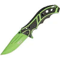 Mtech Linerlock Black/Green A/O