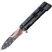 Mtech Flag Linerlock A/O Gray