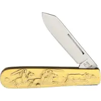 Rough Ryder Cowboy Knife Brass