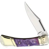 Rough Ryder Purple Swirl Lockback