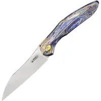 Kubey Barracuda Linerlock Flame
