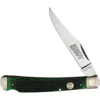 Marbles One Blade Hunter Green Bone