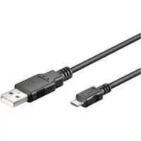 Goobay Micro USB-kabel - 5m - sort