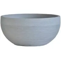Patio Apvalus sodo vazonas 60 x 28 cm pilkas
