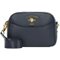 U.S. POLO ASSN. Skuldertaske 'Stanford' mørkeblå / guld
