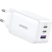 UGREEN Nexode USB-A+2*USB-C 65W - White