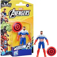 Hasbro Marvel VenomVersus Epic World of Action Anti-Venom Captain America figur- og skjoldtilbeh?r 4-tommer (10 cm) Super Hero-leget?j til b?rn