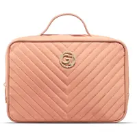 Gillian Jones 2-room Traincase-coral Skønhedstilbehørssæt