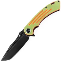 Kansept Knives Pretatout Linerlock Green/Org