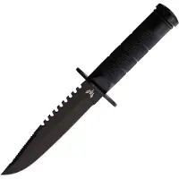 Combat Ready Survival Knife Black