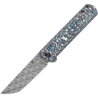 Kansept Knives Foosa Slip Joint Blue/White