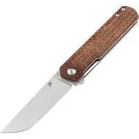 Kansept Knives Foosa Brown Micarta
