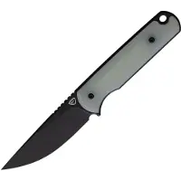 Ferrum Forge Knife Works Lackey Fixed Blade Jade Black