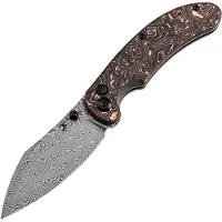 Kansept Knives Nesstreet Damascus Copper Carb