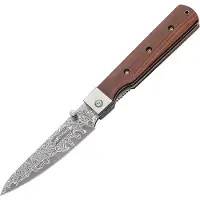Kanetsune Petty Linerlock Damascus