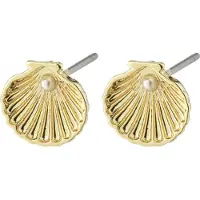 Pilgrim Ørering 'Opal' guld / perlehvid