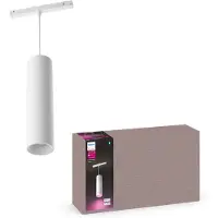 Philips Hue Perifo Loft Pendel Cylinder Lampe - Hvid