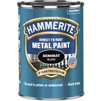 Hammerite Silkemat - Sort - 750 ml.