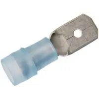 Elpress Isol. ABIKO spadestik KA2507H-PB, 1,5-2,5mm2, 6,3x0,8, Blå - (50 stk.)
