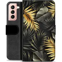 Mtp Products Samsung Galaxy S21 5G Premium Flip Cover med Pung - Gyldne Blade