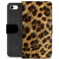 Mtp Products iPhone 7/8/SE (2020)/SE (2022) Premium Flip Cover med Pung - Leopard