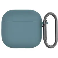 Mtp Products AirPods 4 Silikone Cover med Karabinhage - Grøn