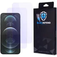 BlueDefend iPhone 12 Pro Anti-Blue Light Skærmbeskyttelse Hærdet Glas - 2 stk.