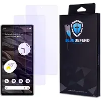 BlueDefend Google Pixel 7a Anti-Blue Light Skærmbeskyttelse Hærdet Glas - 2 stk.