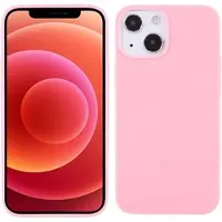Mtp Products Anti-Fingeraftryk Mat iPhone 13 Mini TPU Cover - Pink