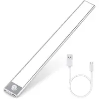 Mtp Products Magnetisk Under-Kabinet LED-Lys med Bevægelsessensor - Hvidt Lys (6000K)
