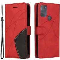 Mtp Products Bi-Color Series Motorola Moto G50 Pung - Rød