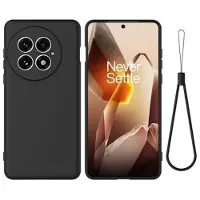 Mtp Products OnePlus 13 Flydende silikone cover med håndrem - sort