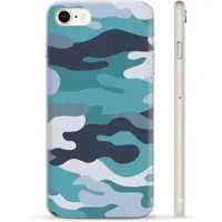 Mtp Products iPhone 7/8/SE (2020)/SE (2022) TPU Cover - Blå Camouflage