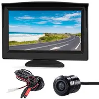 Mtp Products Bag Bilkamera med LCD Skærm RH-501- Sort