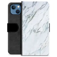 Mtp Products iPhone 13 Premium Flip Cover med Pung - Marmor