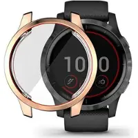 Mtp Products Hat Prince Garmin Venu 2S TPU Cover med Skærmbeskytter - 40mm - Guld